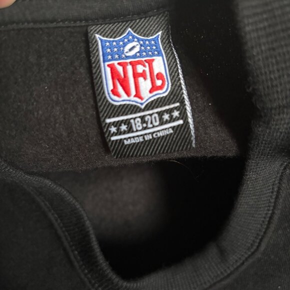 NWT NFL Team Apparel Logo Sweatshirt Size Boys 18-20 - Picture 4 of 5